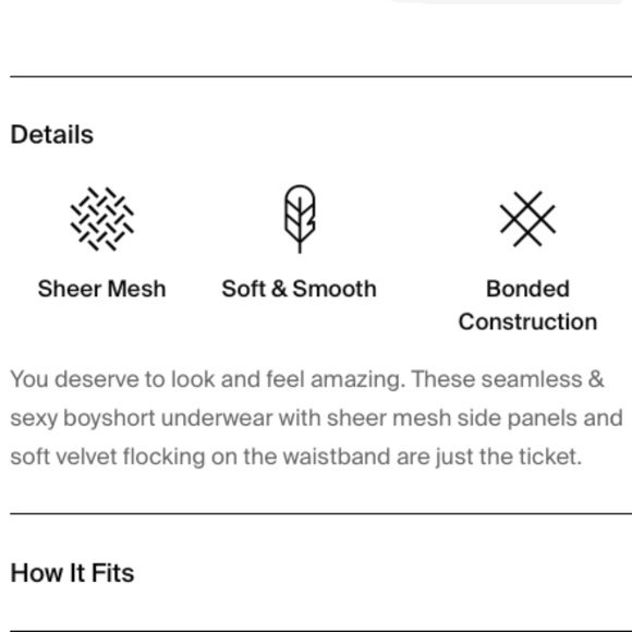 Essential Boyshorts- mesh! NIB 3/$19 - Picture 13 of 15